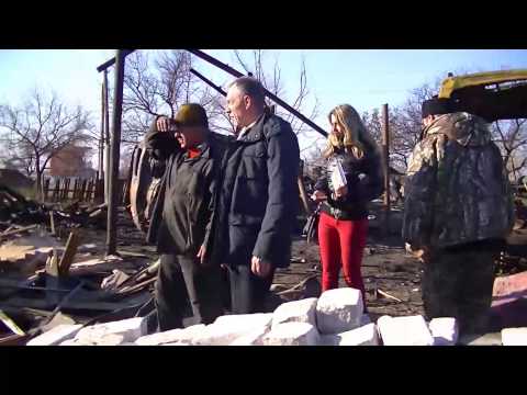 Последствия обстрела на Максимовке в Стаханове