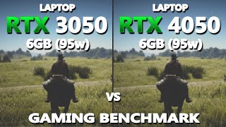 Laptop RTX 4050 6GB vs 3050 6GB Gaming Benchmark Test | Lenovo LOQ Gaming Test | rtx3050 rtx4050