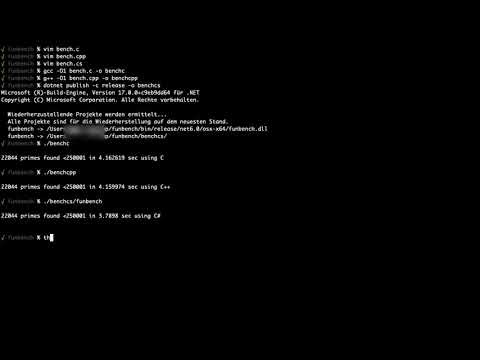 C vs C++ vs C# Performance -O1 - [the truth]