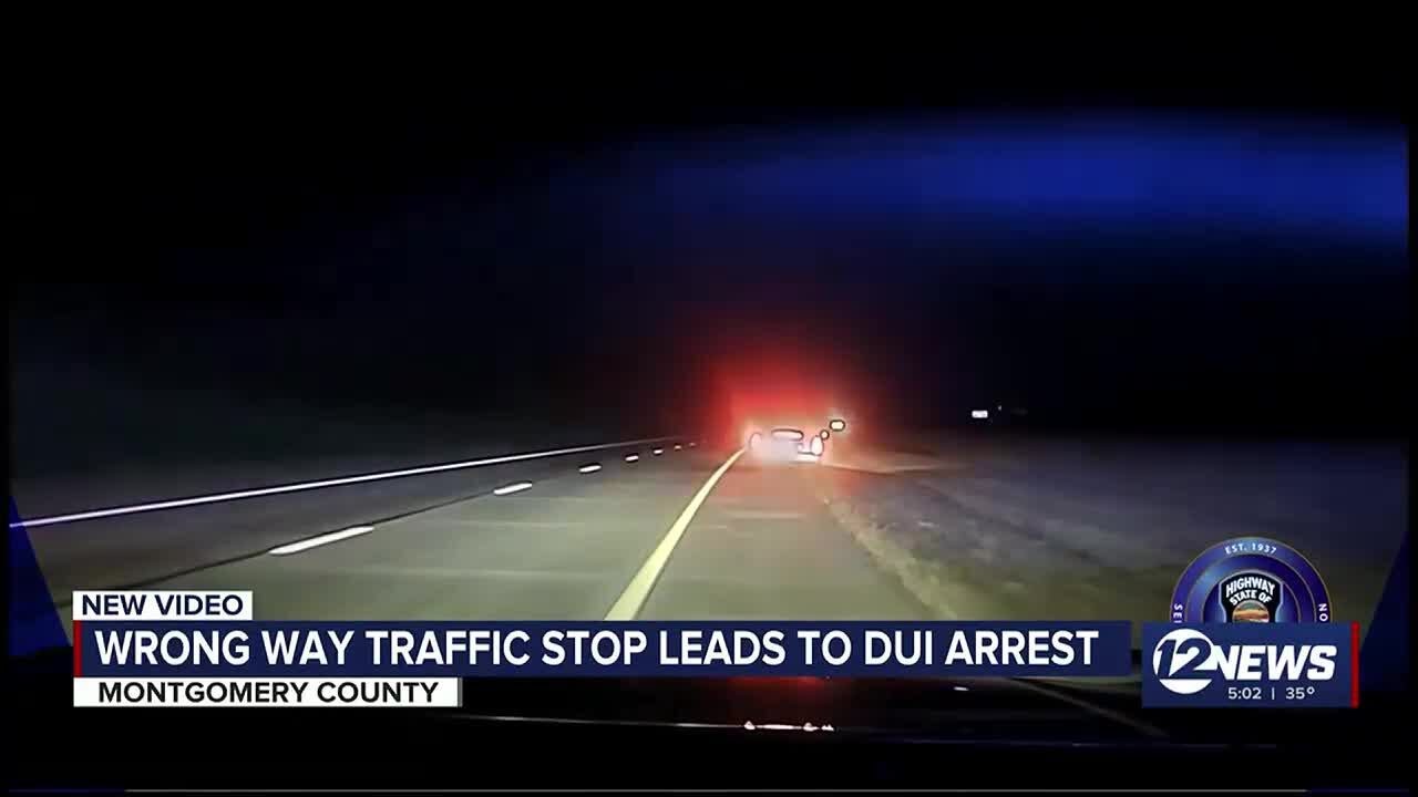 Wrong-way traffic stop leads to DUI arrest - YouTube