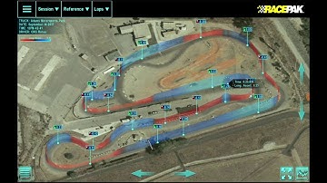 Racepak D3 Circuit Track Map Analysis Part II & Live Data Part 1