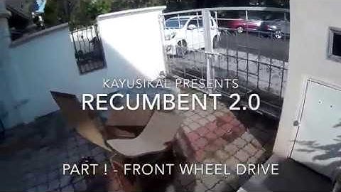 Bicycle Build - The Recumbent Bike 2 Seat Project Part 1