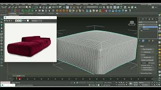 sofa design by poly cloth brushes|3dsmax#vray#3dart#animation