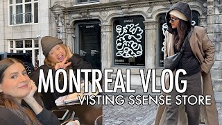 MONTREAL VLOG Winter 2022 | Shopping at SSENSE | Where To Eat and Shop in Old Montreal | PART 1