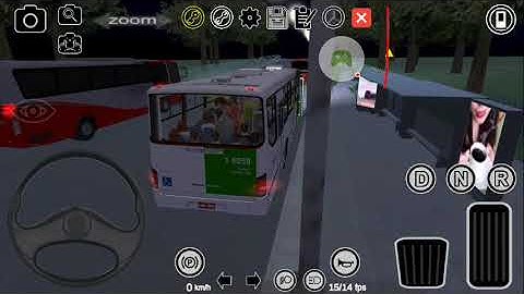 Pronto Bus simulador urbano no Android map Aricanduva linha 3209-10 com o VIA3P dirigindo a noite