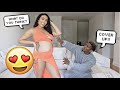 Wearing A HOT Outfit While Pregnant To See My Boyfriend's Reaction! Ft. Fashion Nova