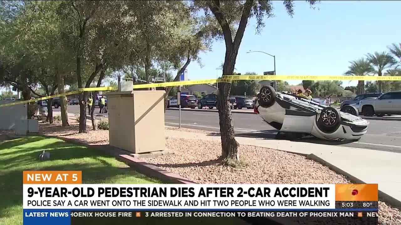 Boy dead, father critically hurt after being hit by car in Chandler ...