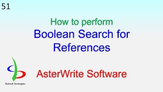 Boolean Search for References
