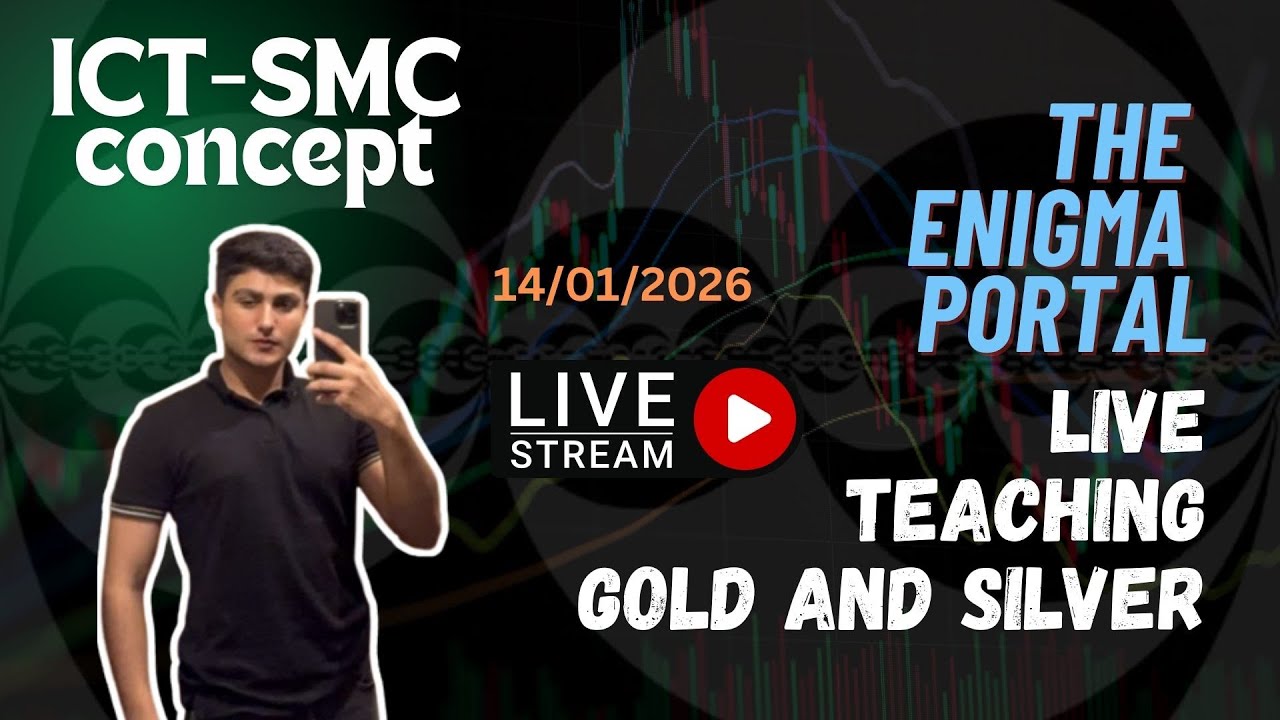 LIVE TRADING / TEACHING / TAPE READING  XAUUSD-GOLD SMC ICT CONCEPTS 14/01/2026