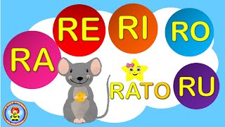 Ra Re Ri Ro Ru - Sílabas Da Letra R - Ra Re Ri Ro Ru Vamos Aprender A Ler