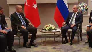 Putin'den Erdoğan'a Hani beni lokantaya götürecektin! Resimi