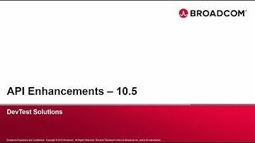 Service Virtualization: API Enhancements - 10.5
