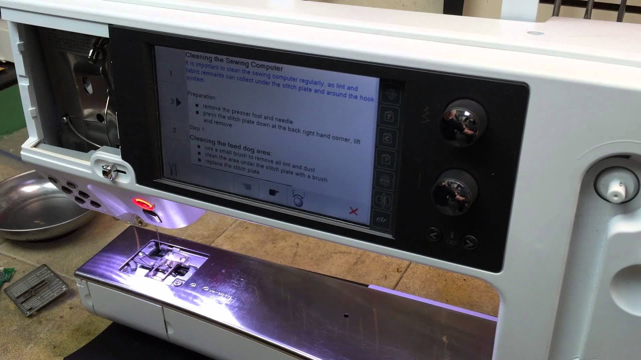 Bernina 830 / 880 Thread Cutter Cleaning YouTube