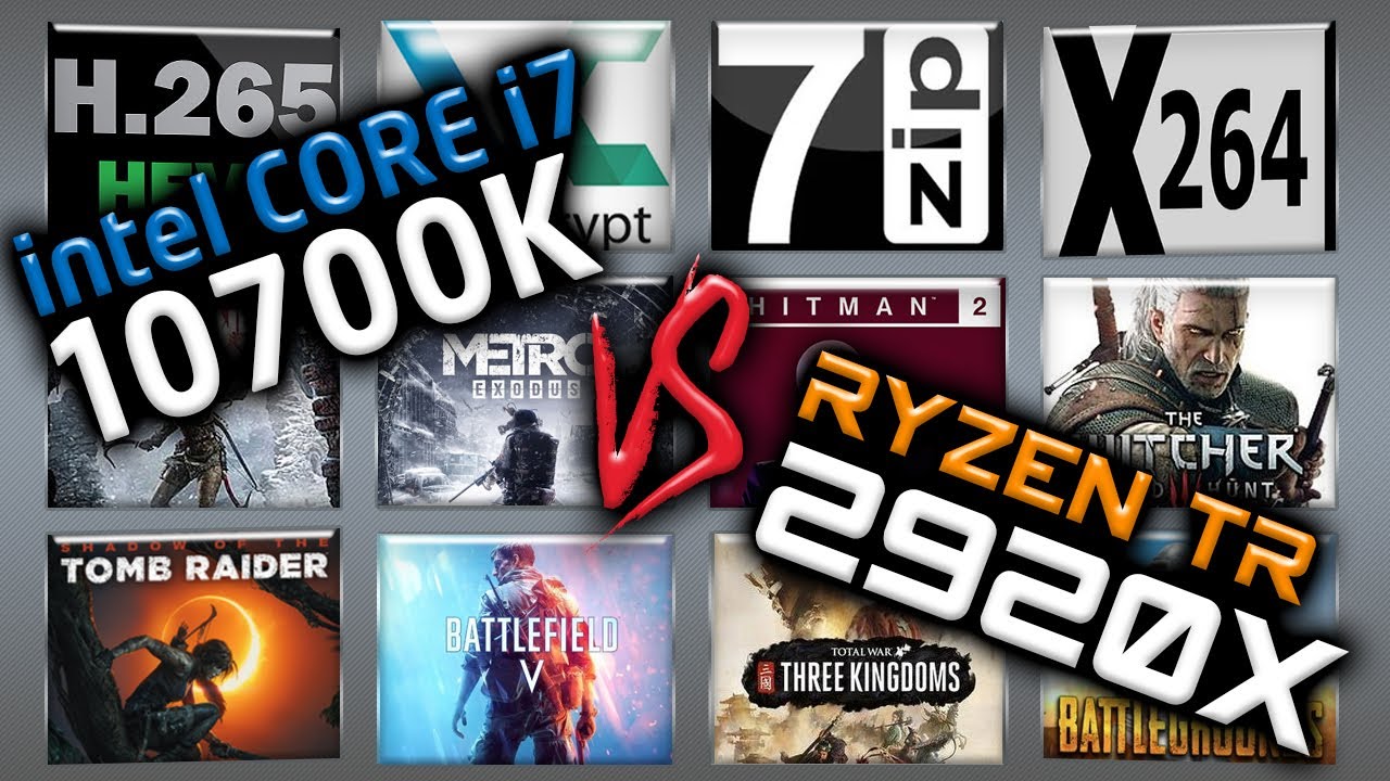 Intel i7 10700K vs Ryzen TR 2920X Benchmarks – 15 Tests 🔥