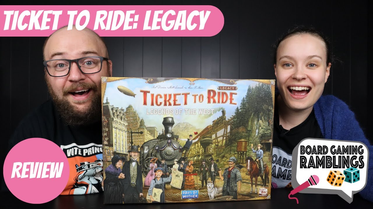 Overview & Unboxing Ticket to Ride Legacy - Compara Jogos