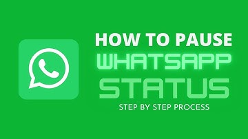 How to pause whatsapp status | Step by step