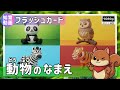 【動物の名前】フラッシュカード＋クイズ★0歳から始める知育