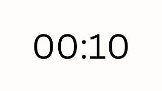 10 Seconds Countdown Timer