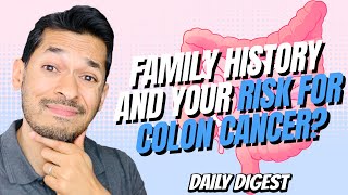 Family History And Your Risk For Colon Cancer? 5 Myths About Colon Cancer Health Tips 2019 Sameer Islam Videos