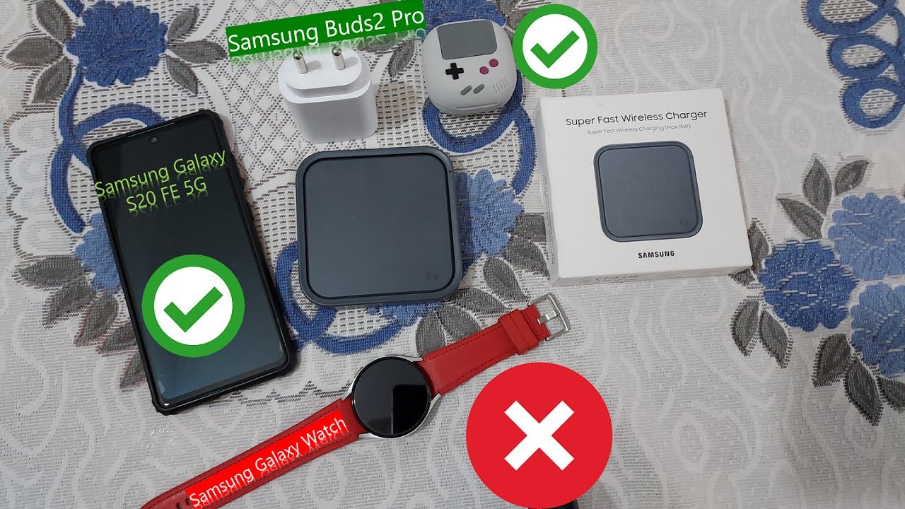 Samsung Super Fast Wireless Charger Unboxing Compatibility with S20