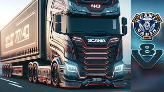 Scania 770S V8: A preview of the truck of the future. New design and revolutionary concept!