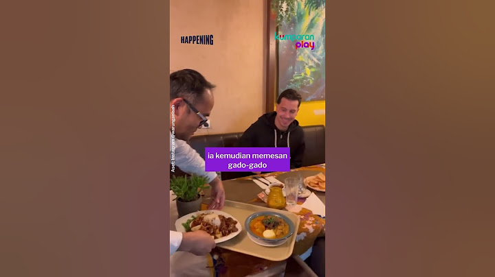 Thom Haye Makan Gado-gado Di Belanda