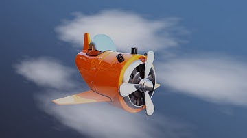 Blender Tutorial- Making of stylized Aircraft