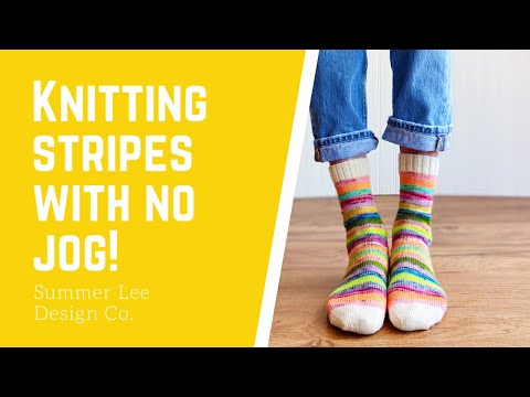 Avoiding a Jog When Knitting Different Colored Stripes in the Round
