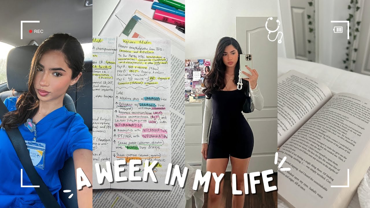 Week In My Life *as a nursing student* | hanging out with friends, lots of studying, and workouts