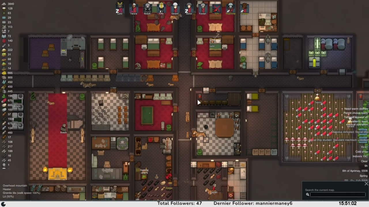 Rimworld 1.6 et DLC Odyssey : Lets Play Ep 7