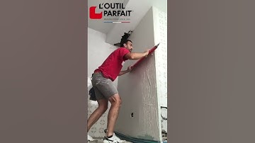 🔥 How to PLASTER Walls, the EASY way, With a SPATULA and ROLLER 🤜🏻 L’outil Parfait