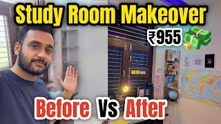 My Study Room Makeover ✨ | From Messy to Motivating 🔥