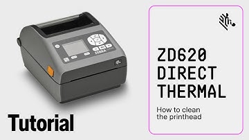 Zebra ZD620 Direct Thermal  Printer: How To Clean the Printhead