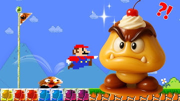 Super Mario Bros. But but Everything Mario Touches Turn to Jelly...?| MegaBoom Bros