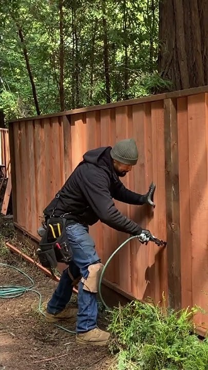 how-to-install-privacy-fence-construction-youtube