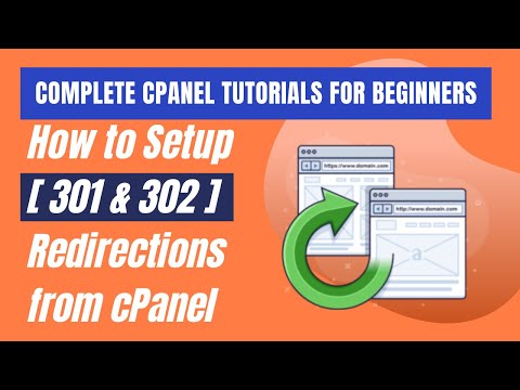 🤫How to Setup 301 & 302 URL Redirections within cPanel✌️