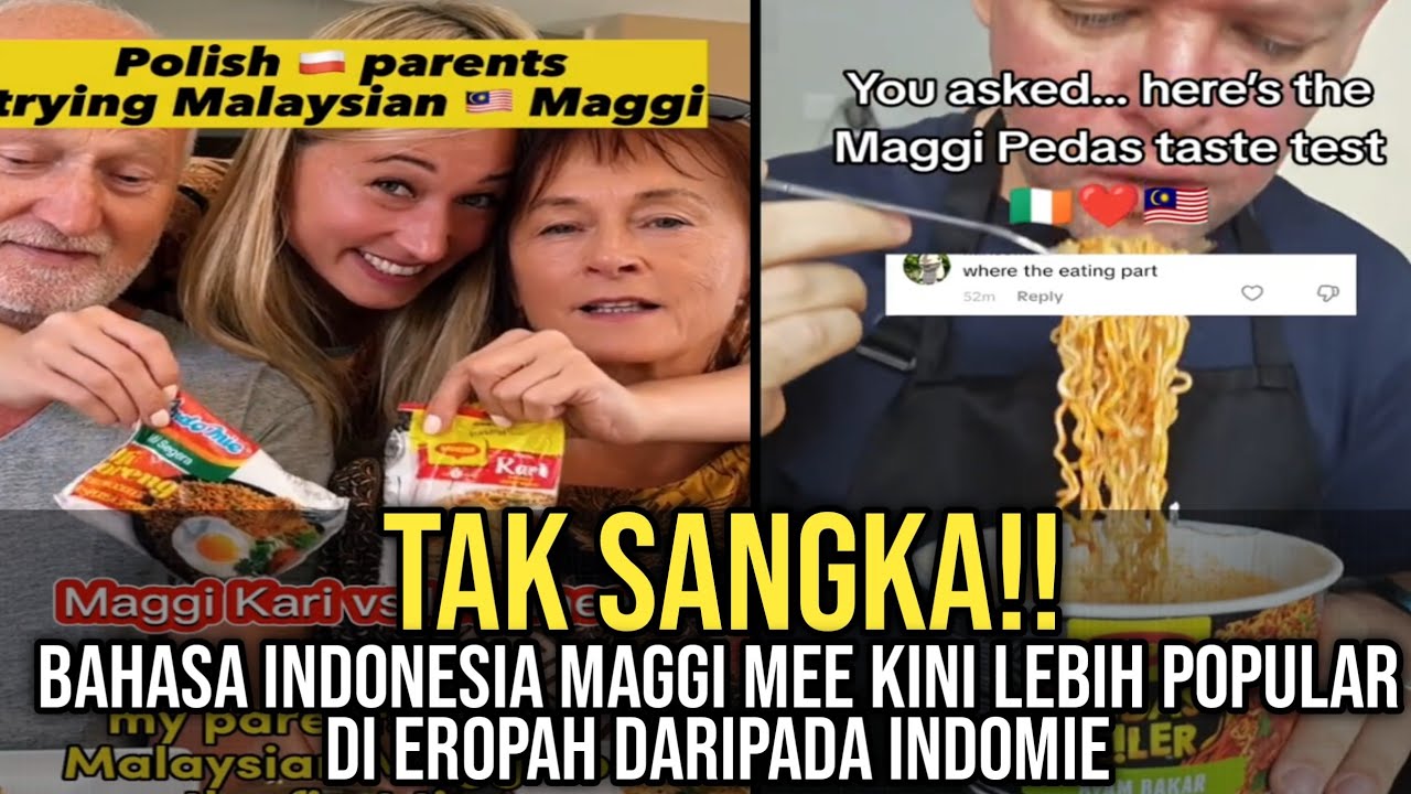 TAK SANGKA! Maggi Mee Kini Lebih Popular di Eropah Daripada INDOMIE