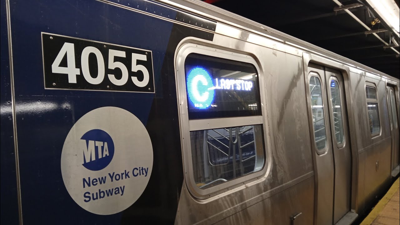 C Train Ride From Washington Heights 168th street to Euclid Ave - YouTube