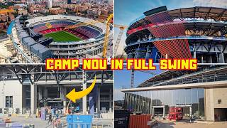 Camp Nou Stadium Update | Major Progress as Structure Rapidly Takes Shape
