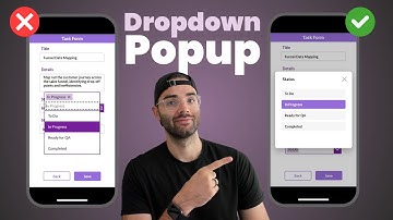 Modern Dropdown Popup in Power Apps