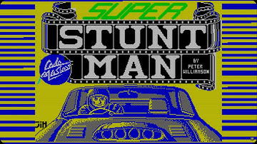 Super Stuntman - ZX Spectrum - Loading and Gameplay (HD 1080p)