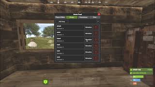Rust plugin - AdminPanel 1.0.1 preview