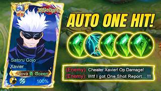 TOP 1 GLOBAL XAVIER BEST 1 HIT BUILD 2026!! (100% BROKEN) - MLBB