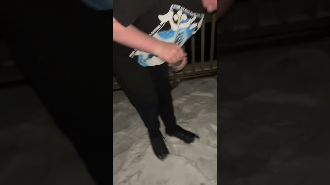 Two orange with Colgate challenge in the middle