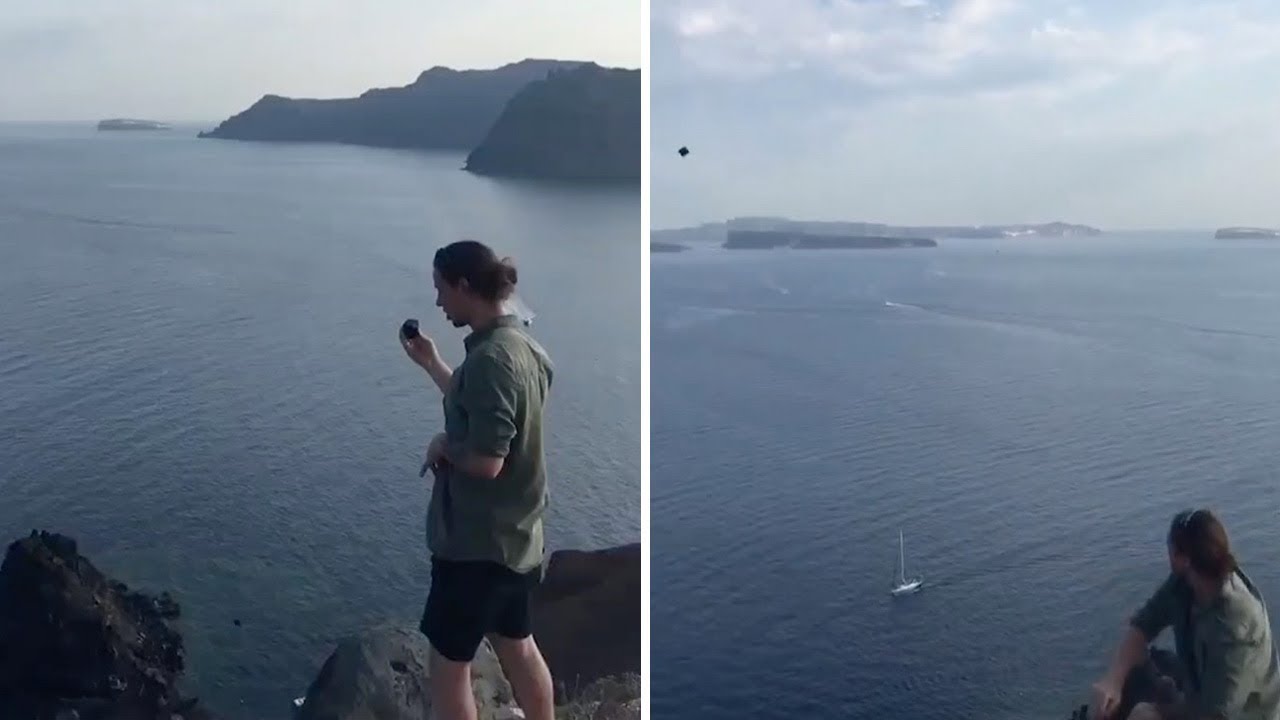Jilted Boyfriend Throws Engagement Ring In Sea YouTube