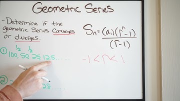 Determine if a Geometric Series Converges or Diverges