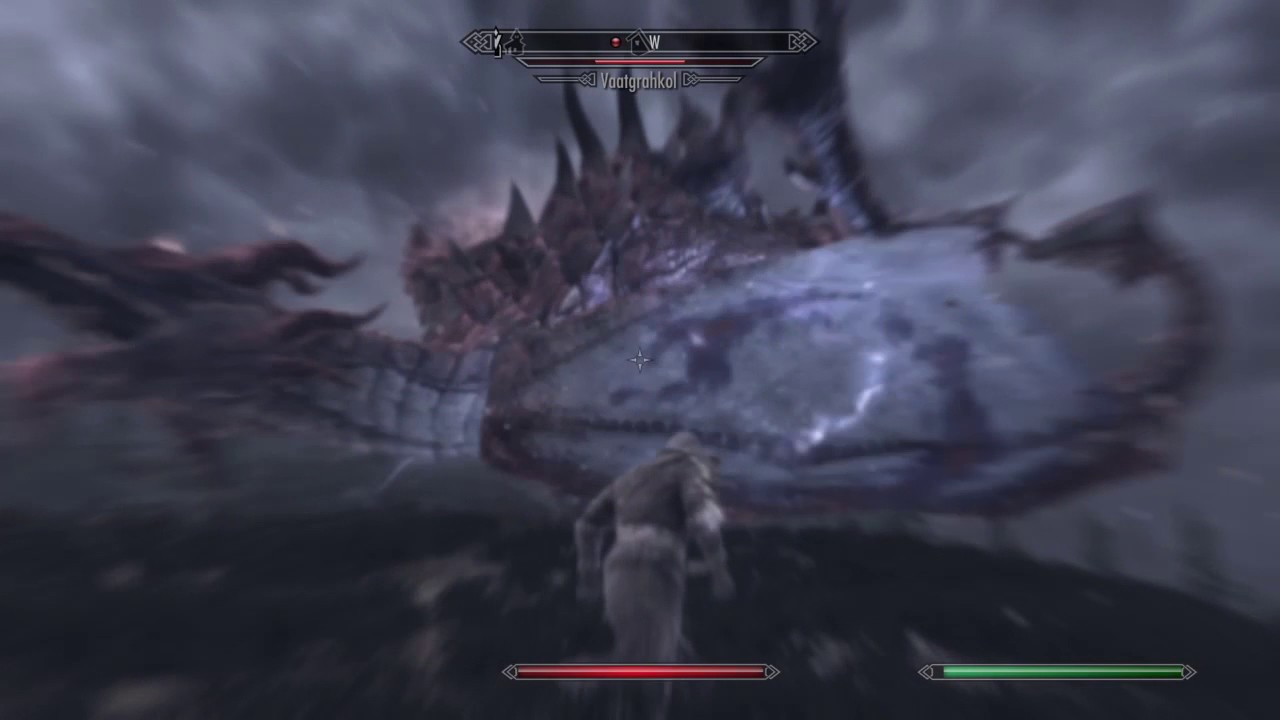 Skyrim Epic Boss Fight! - YouTube