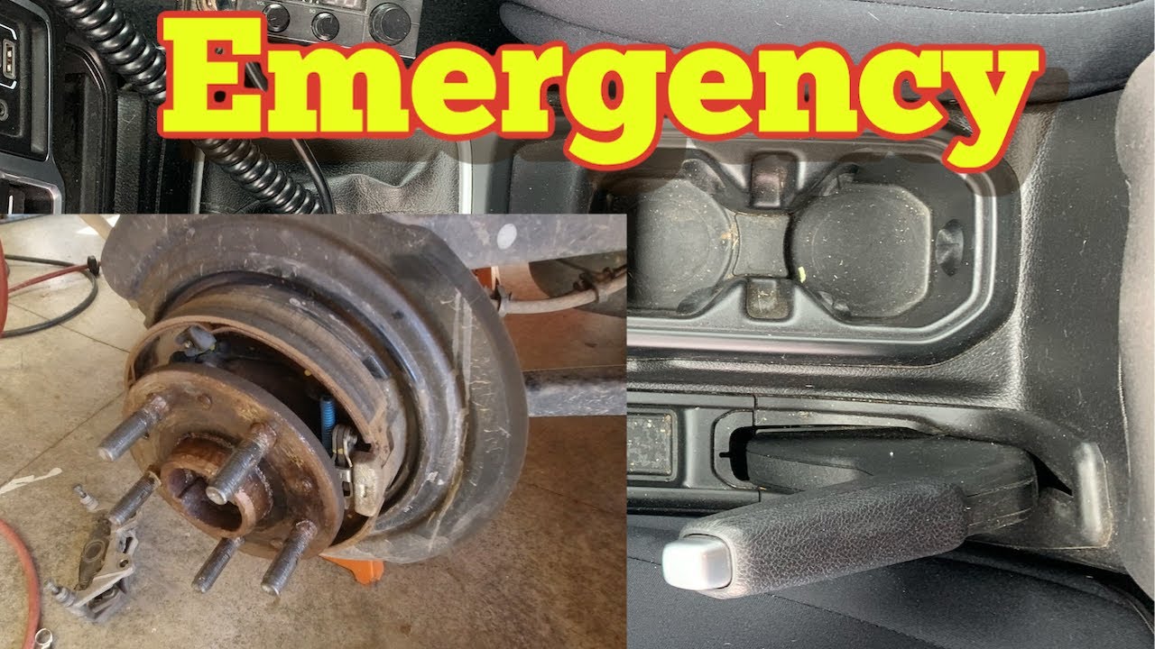 Guide to Adjusting your emergency brake Shoes. - YouTube