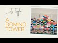 Toppling a domino tower | Let's topple it!