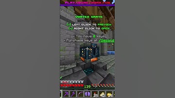 Crate Opening in UBG Network || The best Minecraft Server || play.u #minecraft #shorts #viral